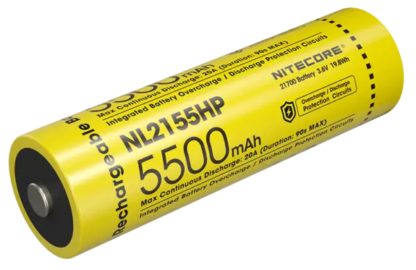 Μπαταρία NITECORE 21700 / 5500mAh (τιμή τεμαχίου), NL2155HP