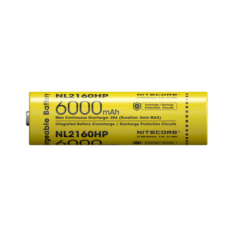 Μπαταρία NITECORE 21700 / 6000mAh / HP (τιμή τεμαχίου) - Image 3