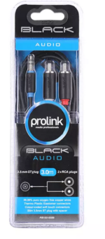 PB103-0500 PROLINK JACK 3.5mm - 2xRCA - 5,00m - Image 2