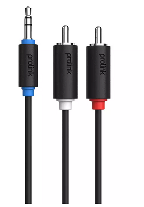 PB103-0150 PROLINK JACK 3.5mm - 2xRCA - 1,50m