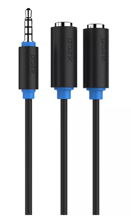 PB155-0030 PROLINK JK 3.5mm ΑΡΣ- 2x 3.5mm ΘΗΛ 4pin- 0,30m