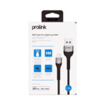 Καλώδιο USBA2.0 σε Lightning 1m για iPhone Prolink PF347A-0100 - Image 2