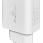 POWERTECH φορτιστής τοίχου PT-1043, USB-C, PD QC3.0, GaN, 30W, λευκός
