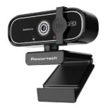 POWERTECH web camera PT-1427, 5MP, 2K QHD, αυτόματη εστίαση, 1.5m, μαύρη