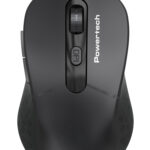 POWERTECH ενσύρματο ποντίκι PT-1467, οπτικό, έως 1600DPI, μαύρο
