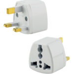 POWERTECH αντάπτορας ρεύματος από UK σε universal PT-368, 13A, copper, λευκός