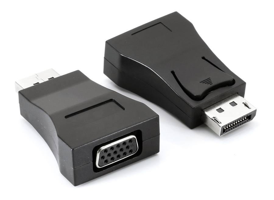 PTH-100 POWERTECH αντάπτορας DisplayPort σε VGA PTH-100, 1080p/60Hz, μαύρος - Image 1
