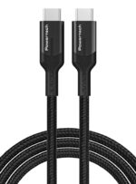 POWERTECH καλώδιο USB-C PTR-0140, PD 240W 5A, copper, 1m, μαύρο