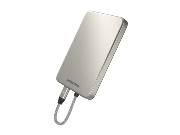 POWER BANK NITECORE POCKET 5, 5000ma Ultra Thin Aluminium body, Grey