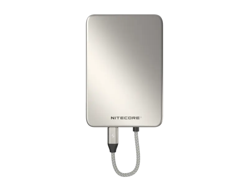 POWER BANK NITECORE POCKET 5, 5000ma Ultra Thin Aluminium body, Grey - Image 2
