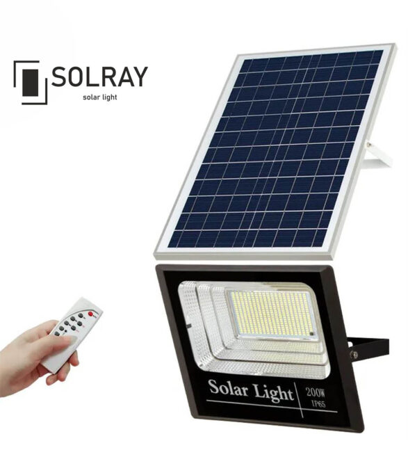 S01C-200W Ηλιακός προβολέας LED 200W