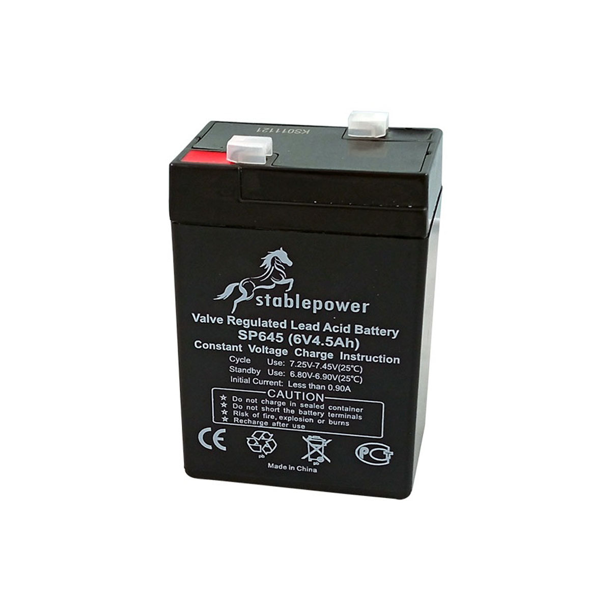 SB64526 SP645 Μπαταρία μολύβδου 6V 4.5Ah - Image 1