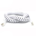 SM135-White/3m  ΛΕΥΚΟ ΤΗΛ.ΣΠΙΡΑΛ 4P4C (3m)