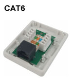 Μονή εξωτερική πρίζα 8P8C CAT6 Τύπου KRONE - Image 2