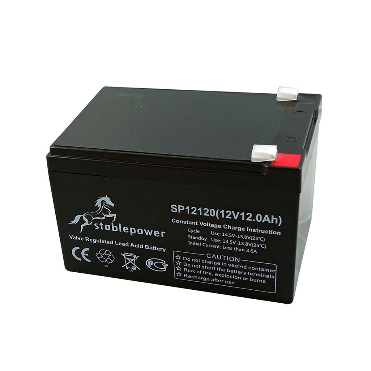 SP1212032 SP12120 Μπαταρία μολύβδου 12V 12Ah - Image 1