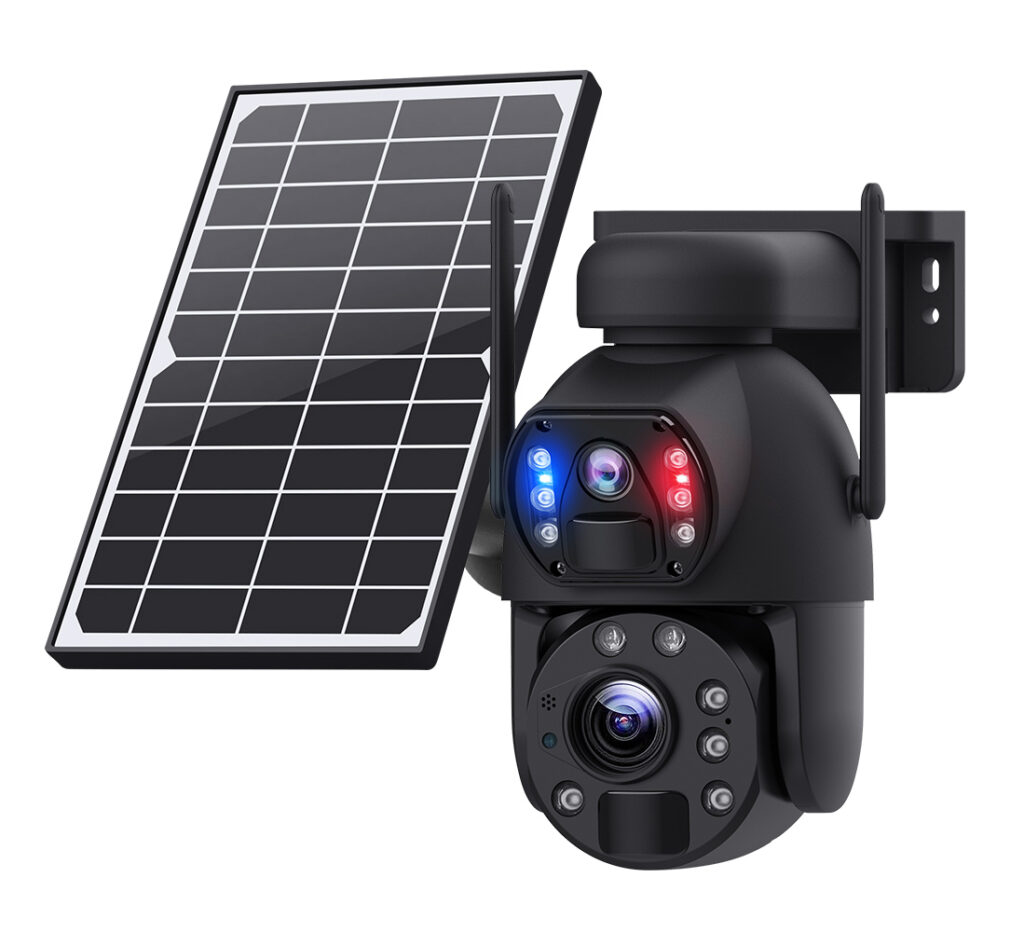 ST-5986M-20X4GEU SECTEC smart ηλιακή κάμερα ST-5986M, 3MP dual lens, 20x zoom, 4G, SD, PTZ - Image 1