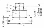 Μπουτόν Tact Switch Button H:4.3mm - Image 2