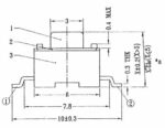 SW-891 Button H:4.3mm - Image 2