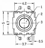 SW-920 Button H:1.6mm - Image 2