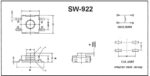 SW-922 SMD Button H:3,4mm - Image 2