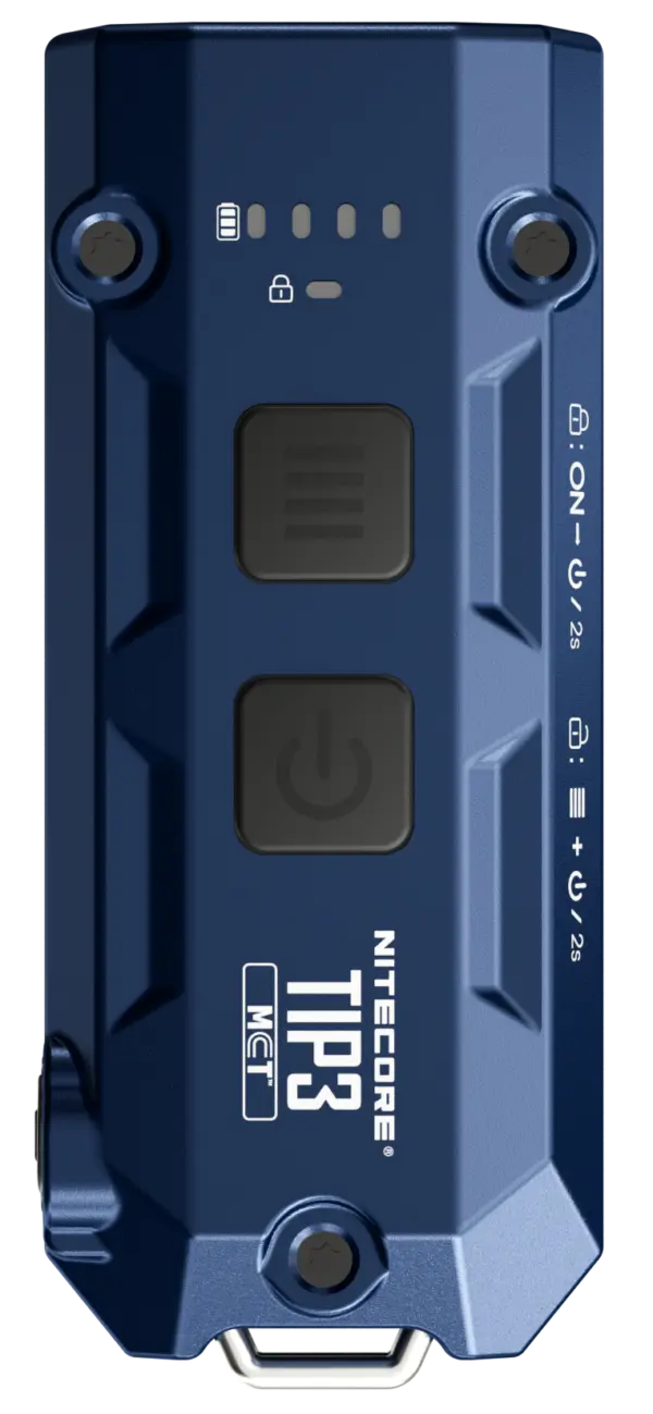 Φακός LED NITECORE TIP3, Μπρελόκ, Rechargeable, Blue