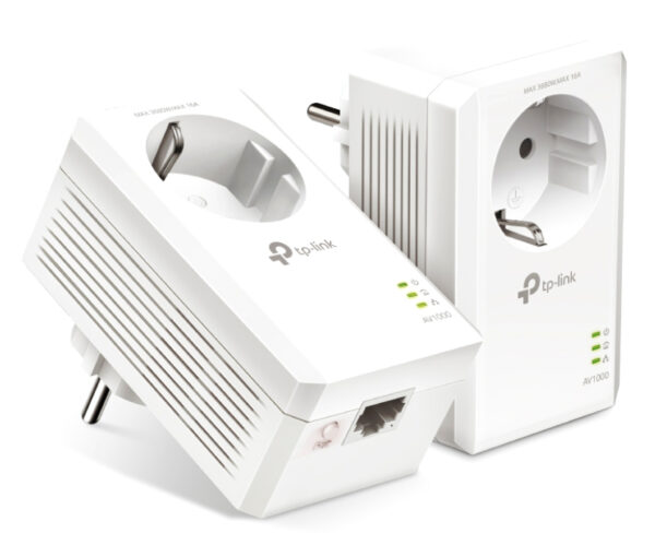 TP-Link Powerline kit TL-PA7017P, Passthrough, AV1000 Gigabit, Ver. 4.0