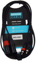 TPC-020 ΚΑΛΩΔΙΟ 2 RCA ΑΡΣΕΝΙΚΑ - 2 XLR ΑΡΣΕΝΙΚΑ 1,5m - Image 2