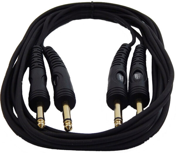 TPC016 ΚΑΛΩΔΙΟ 2 ΚΑΡΦΙΑ ΑΡΣENIKA 6,3mm -2 ΚΑΡΦΙΑ ΑΡΣENIKA 6,3mm 1,5m