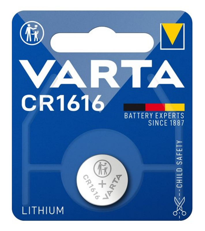 VCR1616 VARTA μπαταρία λιθίου CR1616, 3V, 1τμχ - Image 1