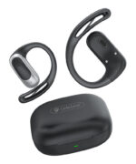 CELEBRAT earphones με θήκη φόρτισης W77, OWS, 12mm, 40/400mAh, μαύρα