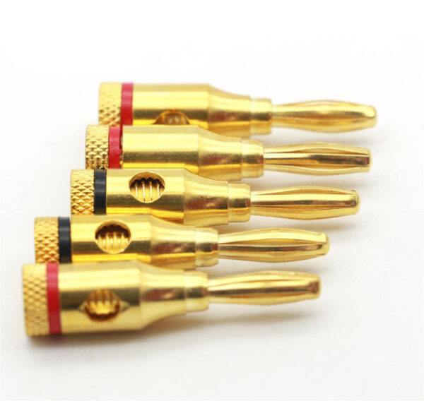 XS-P011/RED Κόκκινη επίχρυση μπανάνα 4mm
