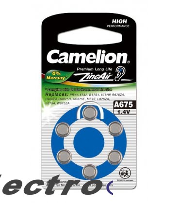 Μπαταρίες Camelion A675 - PR44 για Ακουστικά
