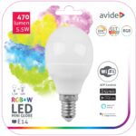 Avide LED Smart Σφαιρική 5.5W RGB+W WIFI APP Control