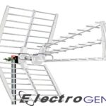 Κεραία 208 Τρίαινα LTE UHF 18dB 5G σε Λευκό Χρώμα