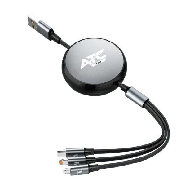 C3in1 Καλώδιο Πολλαπλής Φόρτισης Lightning Type-C Micro