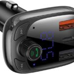 BASEUS T SHAPED S-13, BLUETOOTH FM TRANSMITTER, MP3 PLAYER, Μαύρο