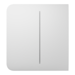Ajax Side Button (2 Gang) White