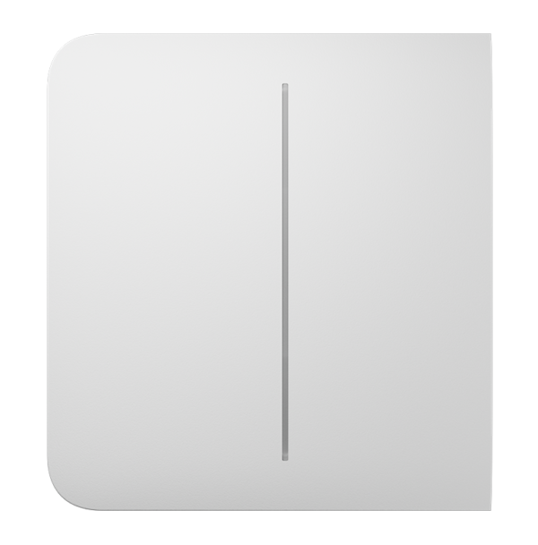 Ajax Side Button (2 Gang) White