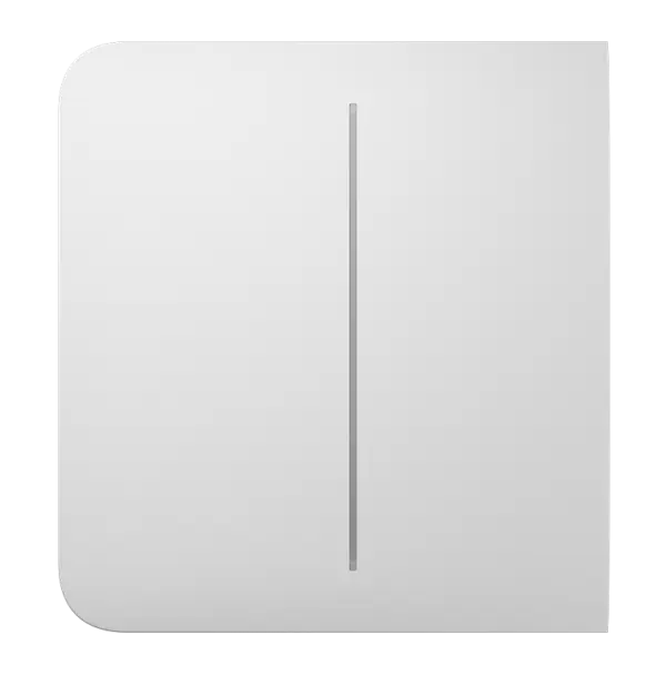Ajax Side Button (2 Gang) White