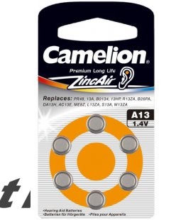 Μπαταρία Camelion A13 για Ακουστικά Βαρηκοΐας