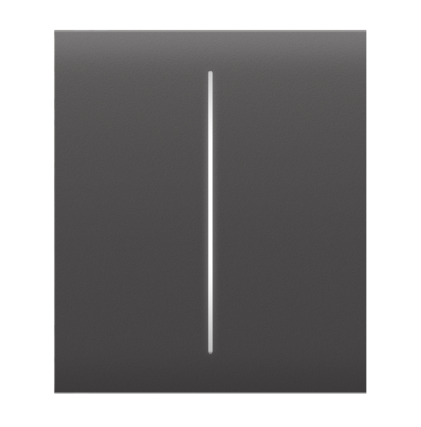 Ajax Center Button (2 Gang) Grey