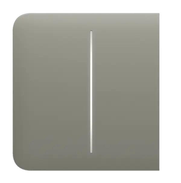 Ajax Side Button (2 Gang) Olive
