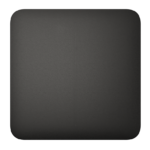 Ajax Solo Button (1 Gang/2 Way) Black