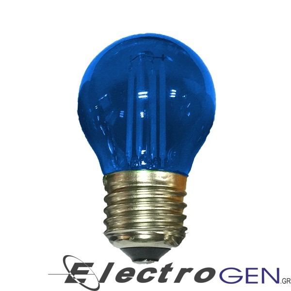 Λάμπα LED Ντιμαριζόμενη Filament COG Ε27 4W Μπλε DIOLAMP