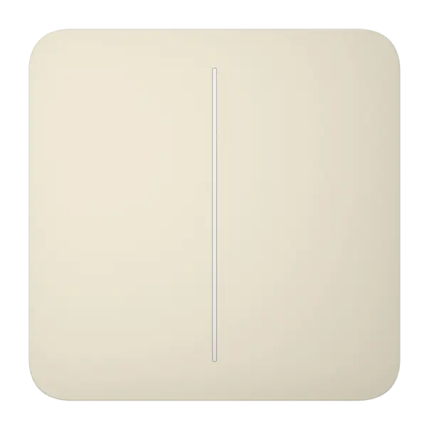 Ajax Solo Button (2 Gang) Ivory