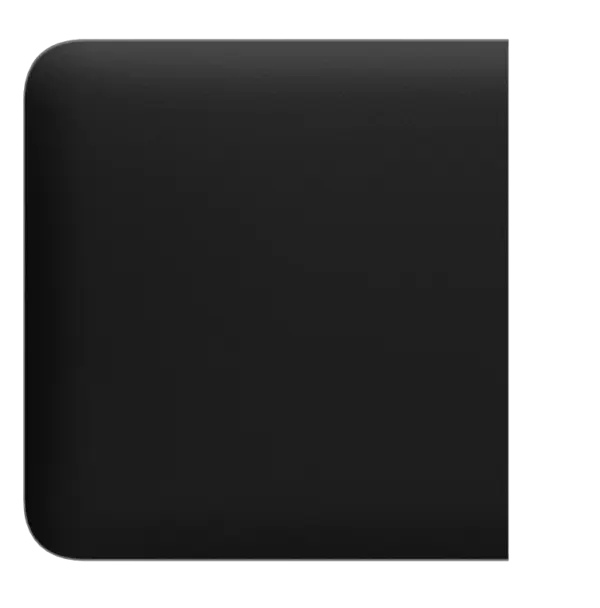Ajax Side Button (1 Gang/2 Way) Black