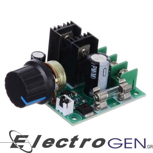 Ροοστάτης 12V-40V 10Amp DC Motor Speed Controller Dimmer Voltage Regulator