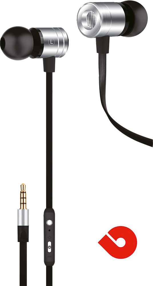 G580 Ακουστικά/Handsfree Beteno In-Ear G580 Γκρι