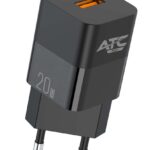 CHF5b Mini PD Fast Charger 20W Μαύρο