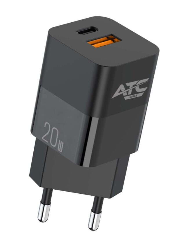 CHF5b Mini PD Fast Charger 20W Μαύρο